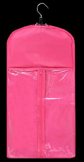 Pink Hair storage bag. 23" x 11"